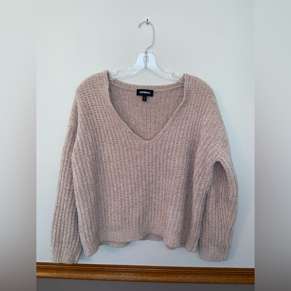 Light pink sweater, size S, Express